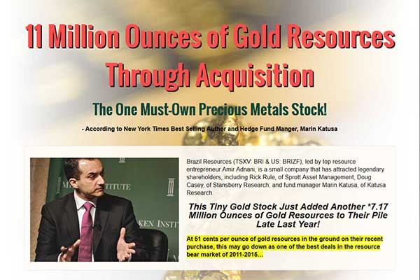 11 Million Ounces of Gold Resources Through Acquisition
